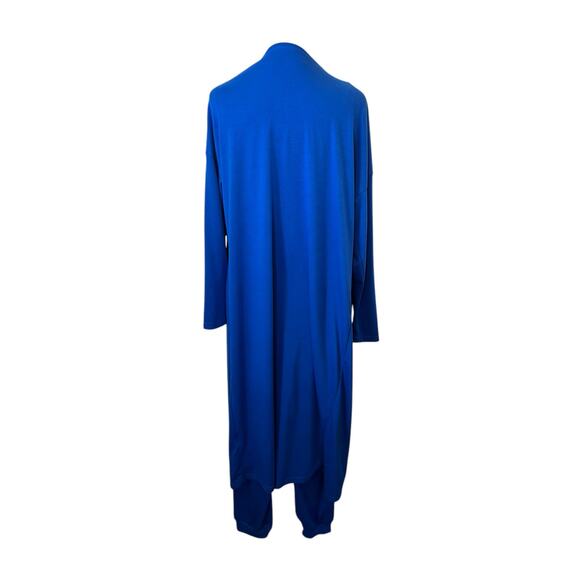 THREE PIECE LOUNGE SET FOR WOMEN ROYAL BLUE SIZE S - Picture 4 of 16